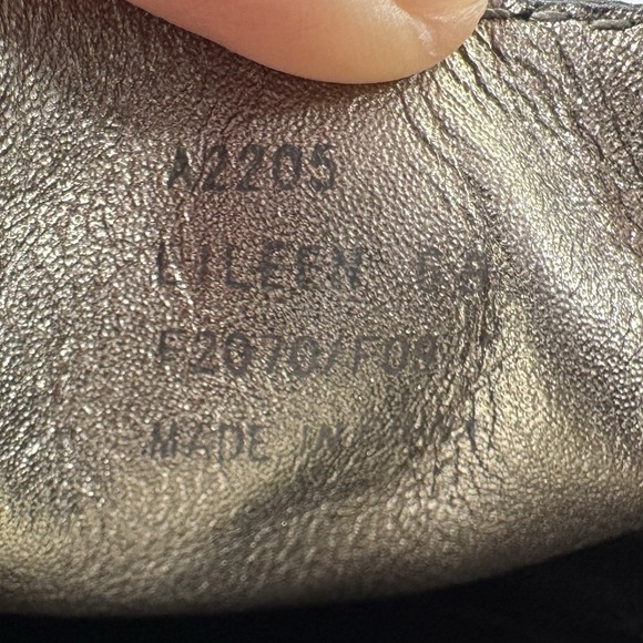 Coach Eileen BlackLeather Slip On Loafers Size 6B - Picture 15 of 15